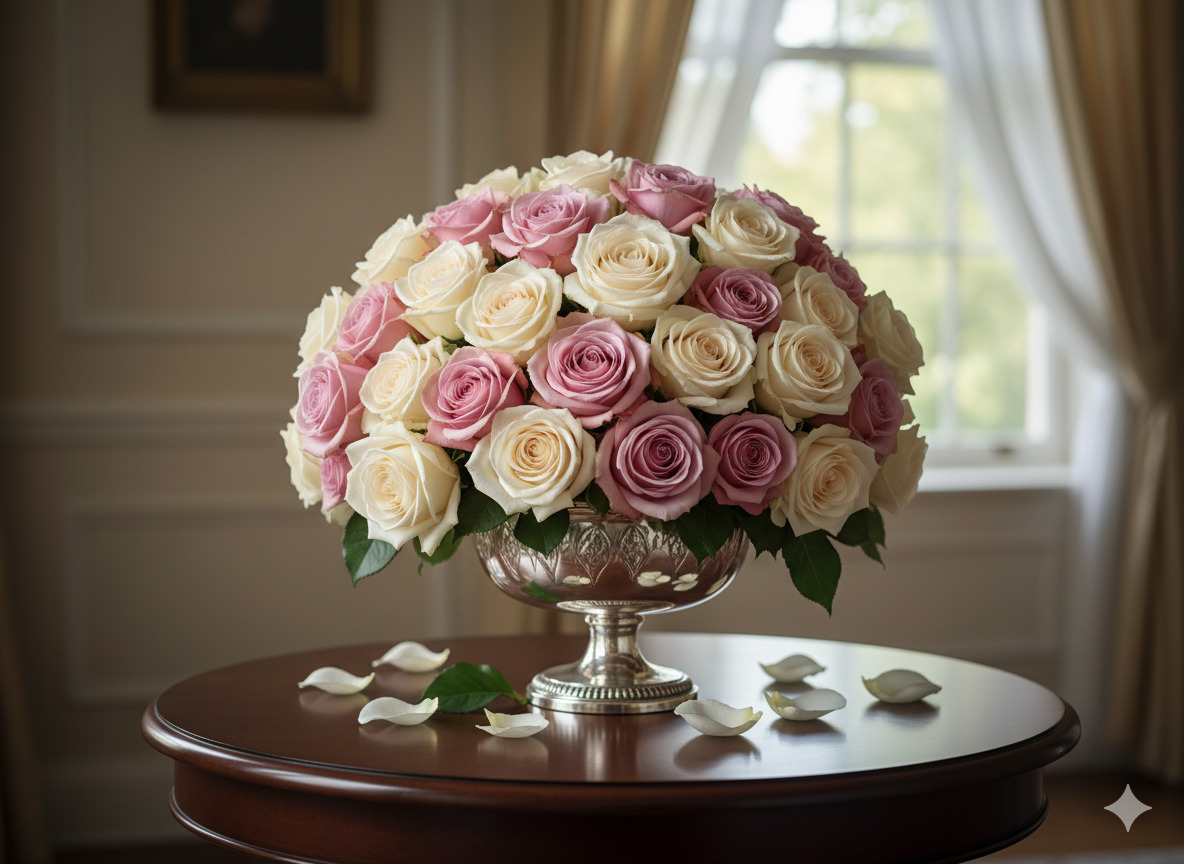 Classic rose bouquet arrangement