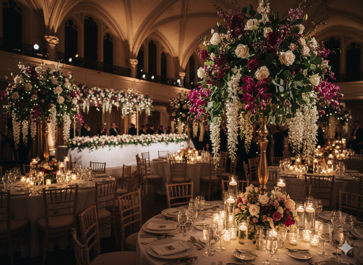 Event floral decorations